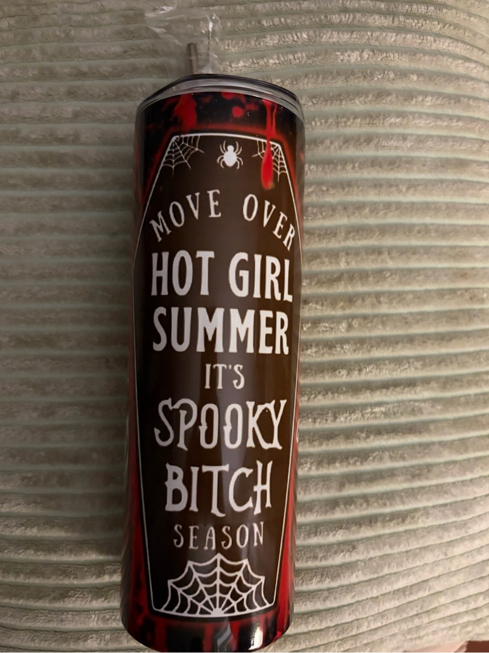 Spooky Season Move over Hot girl summer Insulated Tumbler, NEW